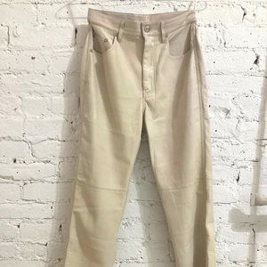 NANUSHKA High Rise Straight Leg Vegan Leather Pants ~Size XS